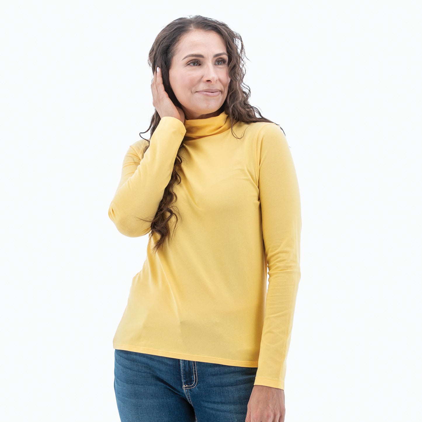 OLD RANCH BRANDS Teton Long Sleeve Turtleneck Top