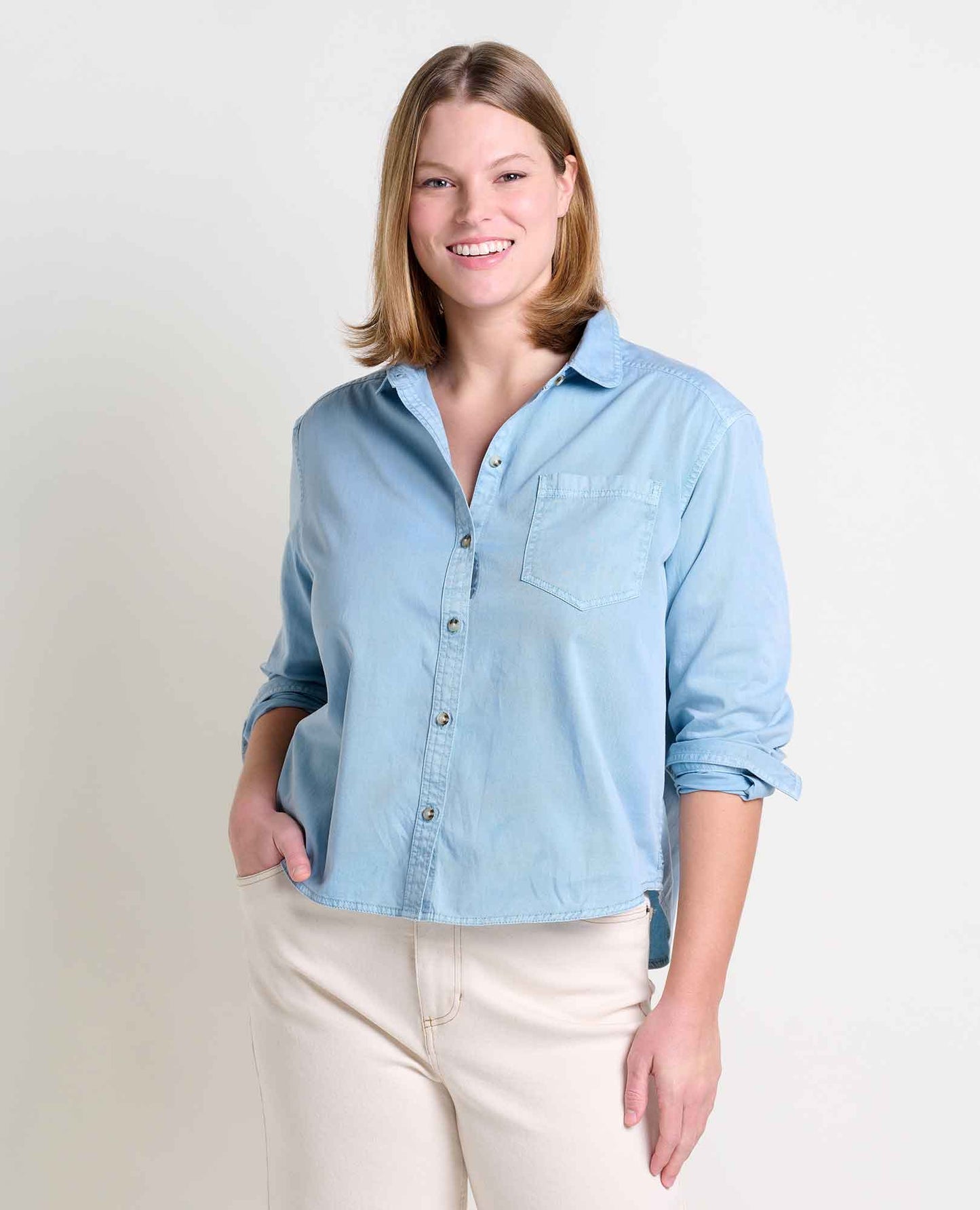 TOAD & CO Arroyo Twill Boxy LS Shirt Women's