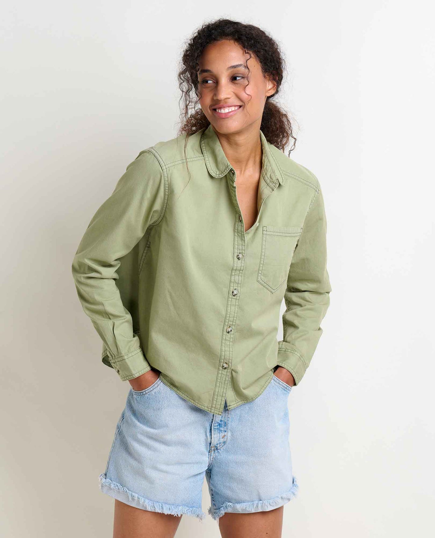 TOAD & CO Arroyo Twill Boxy LS Shirt Women's