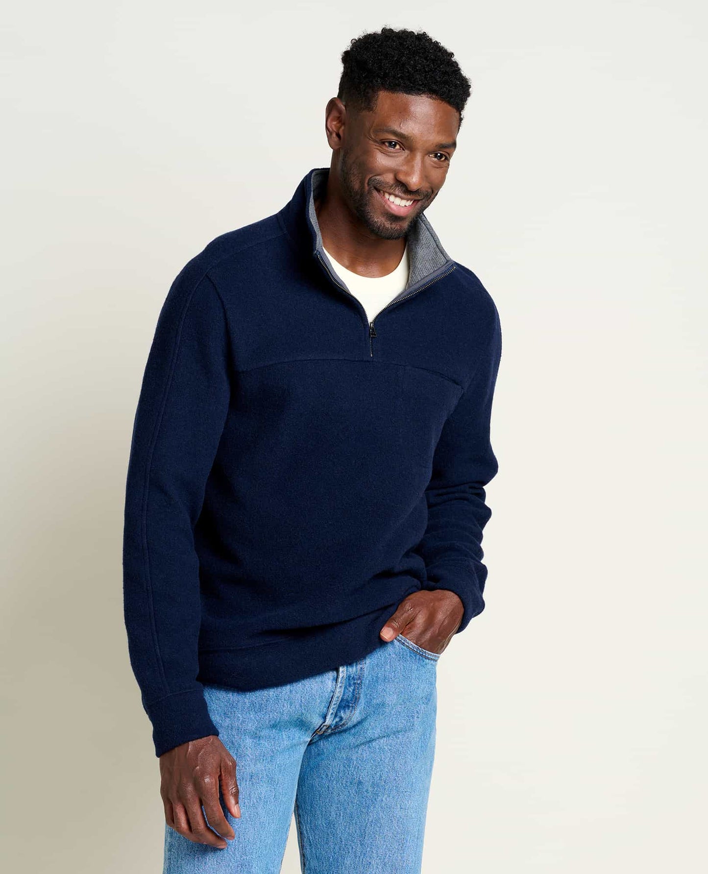 TOAD & CO Kennicott Quarter Zip Sweater Men's