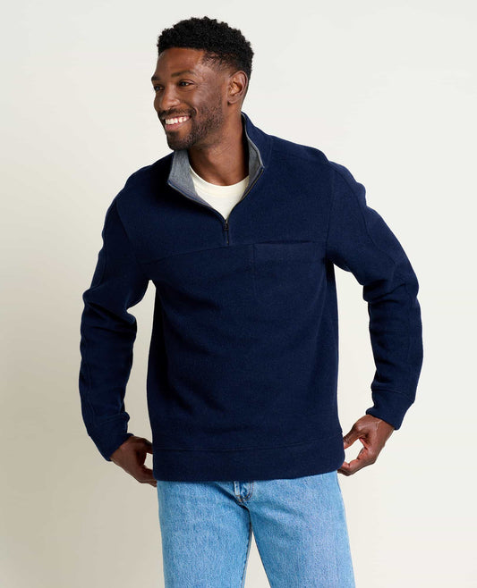 TOAD & CO Kennicott Quarter Zip Sweater Men's