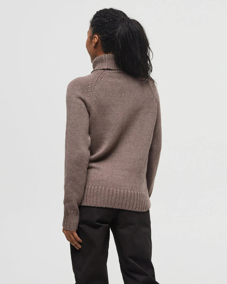 TENTREE Highline Ribbed Wool Turtleneck Sweater