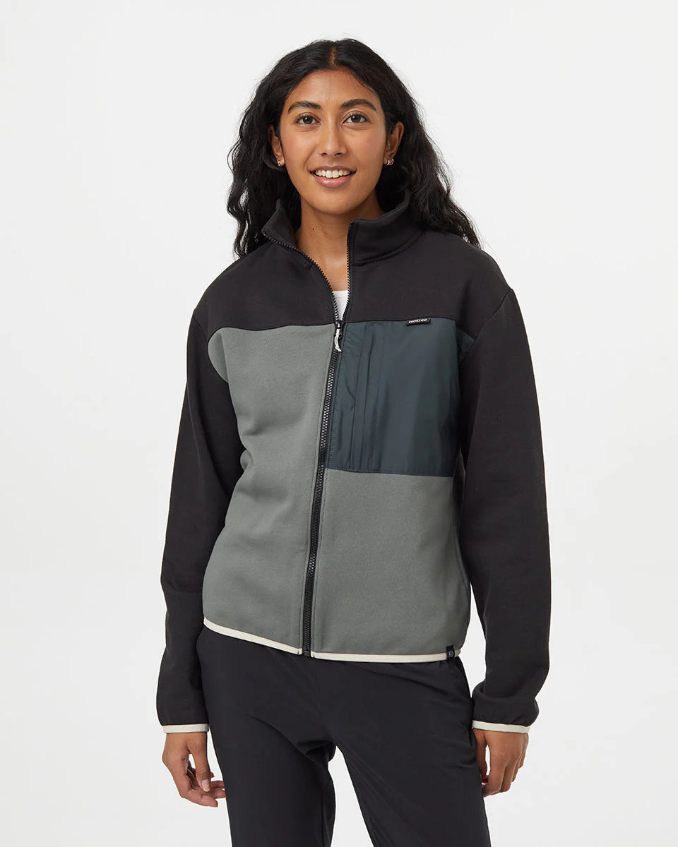 TENTREE Women's SeaFleece Contrast Full Zip