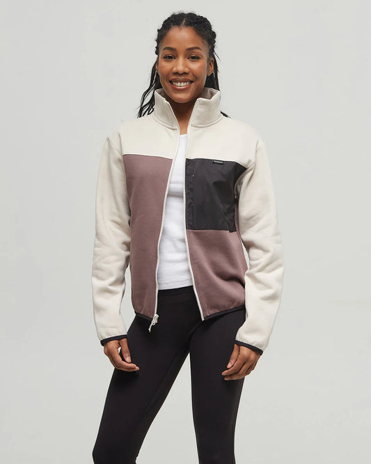 TENTREE Women's SeaFleece Contrast Full Zip